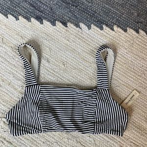 Zulu & Zephyr striped bikini top size XS